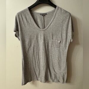 Vince t shirt grey with pocket detail